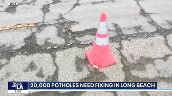 20,000 potholes need fixing in Long Beach