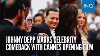 Johnny Depp marks celebrity comeback with Cannes opening film