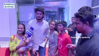 Hero Akash Puri Visuals At Bichagadu 2 Movie Premiere Event | Celebrity Activity