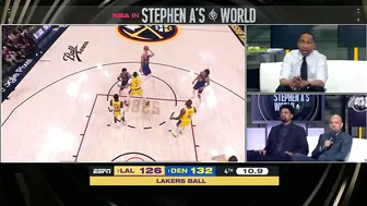 Stephen A. reacts to Nikola Jokic's STUFFED stat line from Game 1 vs. Lakers | NBA in Stephen A.'s W