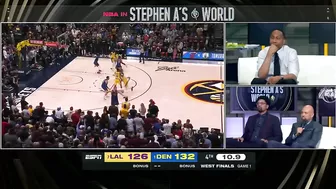 Stephen A. reacts to Nikola Jokic's STUFFED stat line from Game 1 vs. Lakers | NBA in Stephen A.'s W