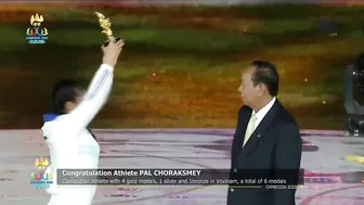 Award Ceremony for the best athletes of the 32nd SEA Games | Closing Ceremony | SEA Games 2023