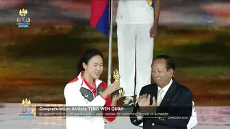 Award Ceremony for the best athletes of the 32nd SEA Games | Closing Ceremony | SEA Games 2023