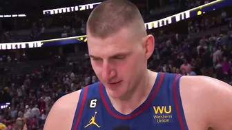 Nikola Jokic Talks Game 1 Win vs Lakers, Postgame Interview