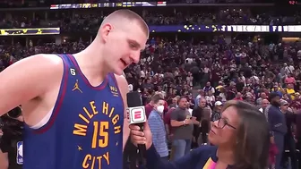 Nikola Jokic Talks Game 1 Win vs Lakers, Postgame Interview