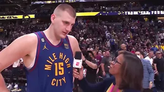 Nikola Jokic Talks Game 1 Win vs Lakers, Postgame Interview