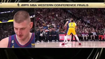 Nikola Jokic says Nuggets lost composure in second half of Game 1 win vs. Lakers | NBA on ESPN