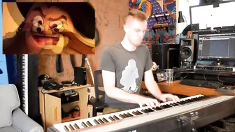 Just ripping it on the piano to Video Games (Tenacious D)