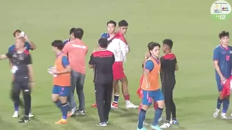 Indonesia CELEBRATES their first FOOTBALL GOLD post game vs Thailand! | Football | SEA Games 2023