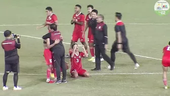 Indonesia CELEBRATES their first FOOTBALL GOLD post game vs Thailand! | Football | SEA Games 2023