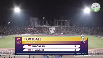 Indonesia CELEBRATES their first FOOTBALL GOLD post game vs Thailand! | Football | SEA Games 2023