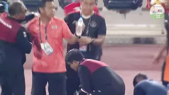 Indonesia CELEBRATES their first FOOTBALL GOLD post game vs Thailand! | Football | SEA Games 2023