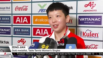 SEA Games: Singapore wins gold in table tennis singles events