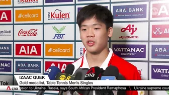 SEA Games: Singapore wins gold in table tennis singles events