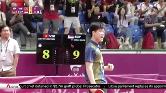 SEA Games: Singapore wins gold in table tennis singles events