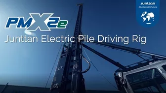 Junttan PMx2e - the Most Flexible Electric Pile Driving Machine in the Market