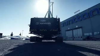 Junttan PMx2e - the Most Flexible Electric Pile Driving Machine in the Market