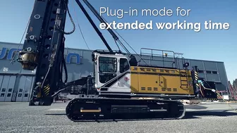 Junttan PMx2e - the Most Flexible Electric Pile Driving Machine in the Market