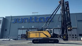 Junttan PMx2e - the Most Flexible Electric Pile Driving Machine in the Market