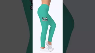 Awesome Aqua Twerk Leggings #shorts