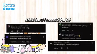 Adek Baru Season 2 Part 5 Teman Khayalan END - Animasi Doracimin