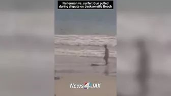 A dispute on the beach turned ugly when a fisherman pulled a gun on a surfer. #Florida