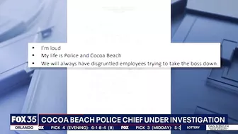 Cocoa Beach Police Chief accused of bullying, harassment, abusive behavior by employees