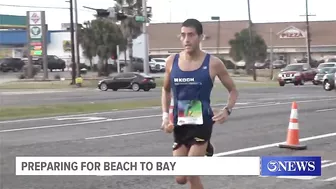 Beach To Bay director gives last minute reminders to participants before big relay