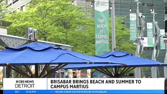 "The Beach" opens for new season in downtown Detroit at Campus Martius Park