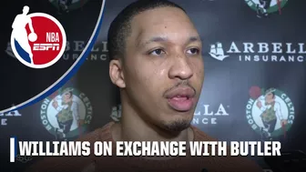 Grant Williams speaks about exchange with Jimmy Butler after Game 2 | NBA on ESPN