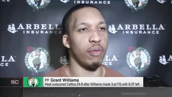 Grant Williams speaks about exchange with Jimmy Butler after Game 2 | NBA on ESPN