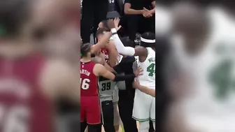 Celtics & Heat get into a SCUFFLE in Game 2!???? #shorts