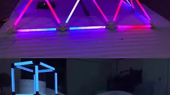 360-Degree lights flexible design can easily DIY into any shape you desire