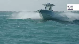 BOSTON WHALER 280 Dauntless seen at the Palm Beach Boat Show 2023 - The Boat Show