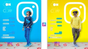 Instagram Chatting Wall Photo Editing in Picsart || Picsart Creative Instagram Photo Editing 2023