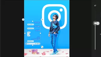 Instagram Chatting Wall Photo Editing in Picsart || Picsart Creative Instagram Photo Editing 2023