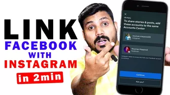 How to Link Facebook to Instagram | Facebook Ko Instagram Se Kaise Jode Hindi Urdu 2023