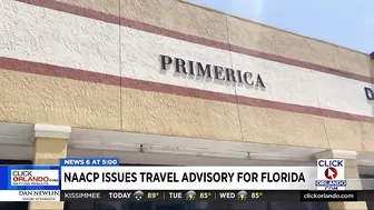 NAACP issues travel advisory for Florida claiming state is 'hostile territory'