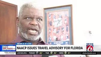 NAACP issues travel advisory for Florida claiming state is 'hostile territory'