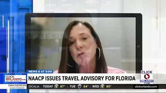 NAACP issues travel advisory for Florida claiming state is 'hostile territory'