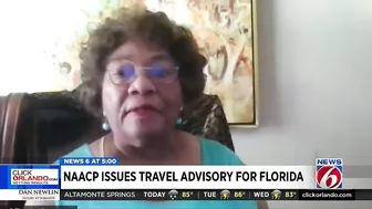 NAACP issues travel advisory for Florida claiming state is 'hostile territory'