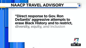 NAACP issues travel advisory for Florida, says state is ‘openly hostile’ toward Black, LGBTQ peo...