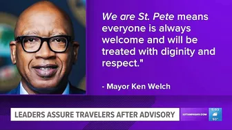 Tampa Bay area mayors say their city welcomes everyone amid state travel advisory