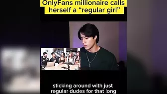 OnlyFans millionaire calls herself a “regular girl” #whateverpodcast #reactionvideo #dating