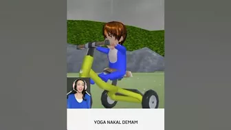 Yoga demam karena hujan hujanan + ice cream sampe dirawat RS #sakuraschoolsimulator #shorts