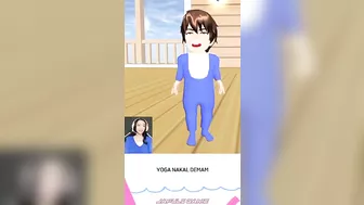 Yoga demam karena hujan hujanan + ice cream sampe dirawat RS #sakuraschoolsimulator #shorts