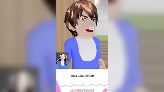 Yoga demam karena hujan hujanan + ice cream sampe dirawat RS #sakuraschoolsimulator #shorts