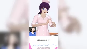 Yoga demam karena hujan hujanan + ice cream sampe dirawat RS #sakuraschoolsimulator #shorts