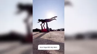 22/05/2023 Acro Yoga with My Super Flexible Mom | Yoga with Urmi Asha Pandya