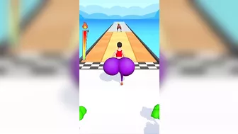 Twerk Race 3D | ass bumper racing! #shorts